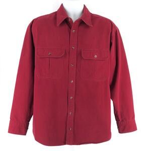 dark red chamois deerskin soft cotton shirt Cabela’s